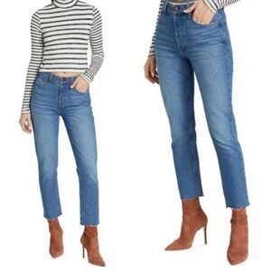 RAG & BONE Nina High Rise Ankle Cigarette Straight Leg Jeans Monty NWT